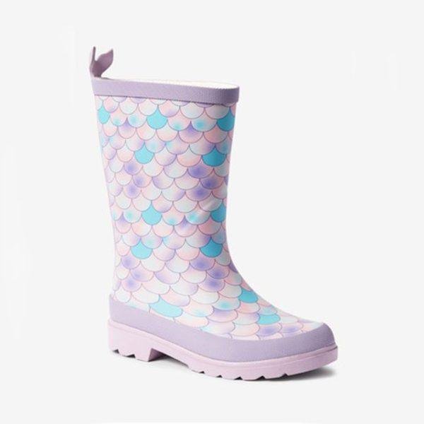 mermaid rain boots