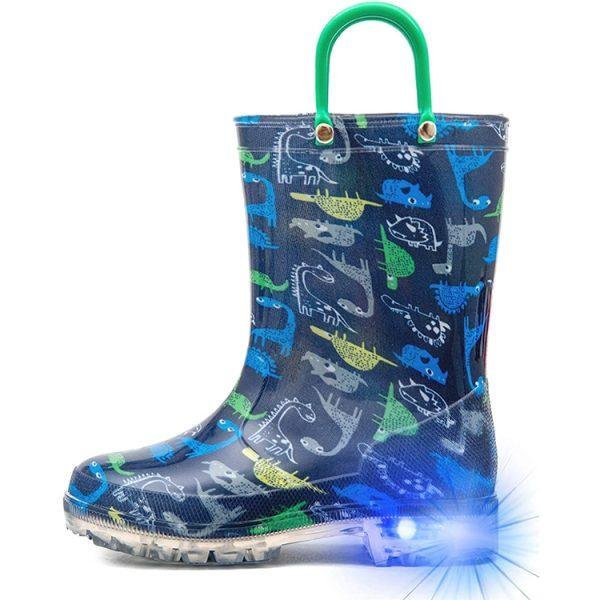 kids rain boots with lights - Image 2