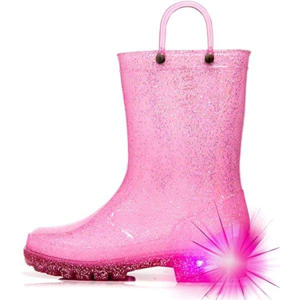 kids rain boots with lights - Image 3