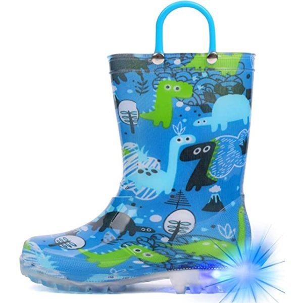 kids rain boots with lights - Image 4