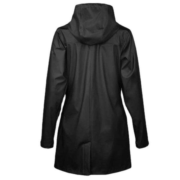 black rain coat ladies