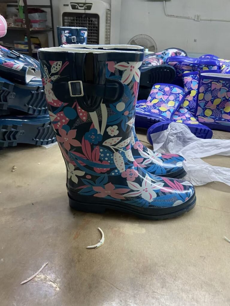 wholesale rubber boot samples for bulk order approval