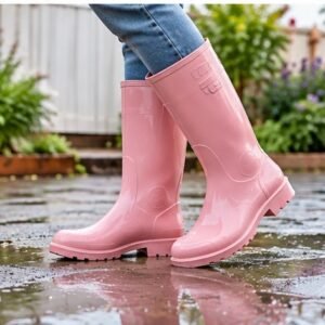 Lightweight PVC rain boots for OEM and private label manufacturing
