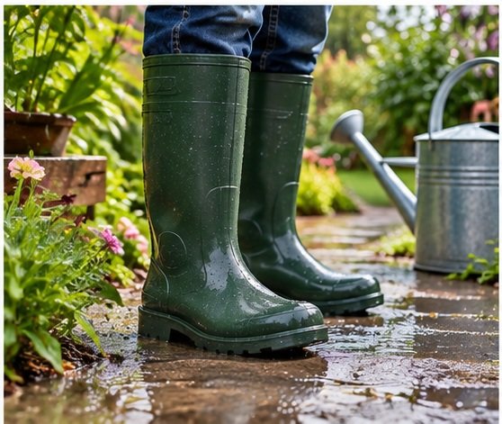PVC Wellington boots for rainwear gardening outdoor and general-purpose markets