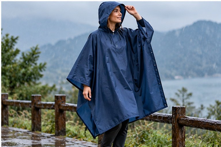 Rain ponchos for OEM outdoor promotional and waterproof apparel programs