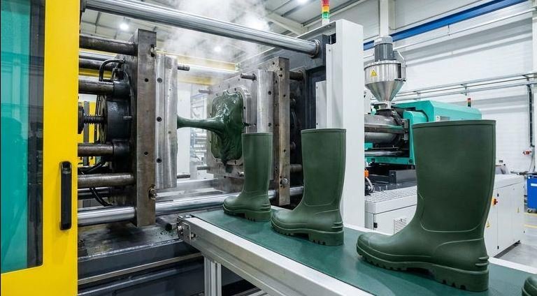 PVC rain boots injection molding production line