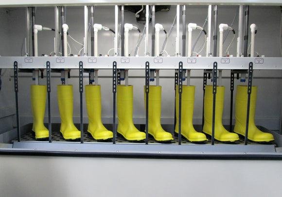 PVC rain boots waterproof testing before bulk shipment
